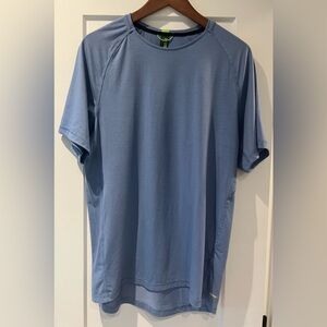 Casual Men's Short Sleeve Tee in Slate Blue